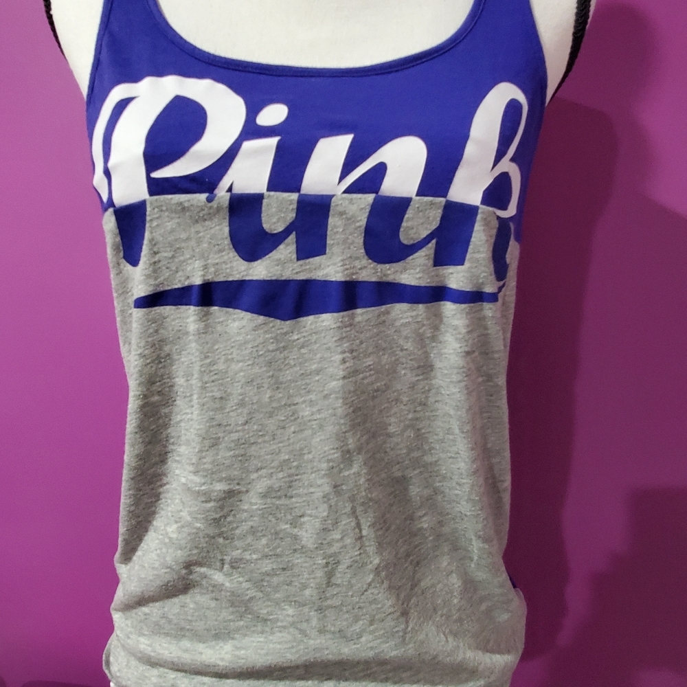 Pink VS Scoop back Tank